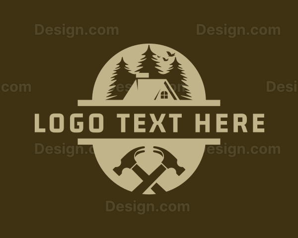 Forest Cabin Carpentry Logo