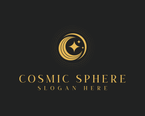 Cosmic Astrology Moon logo design