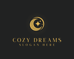 Cosmic Astrology Moon logo design