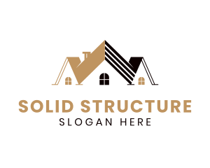 House Roof Structure logo design