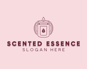 Scented Candle Home Decor logo design