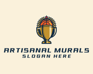 Basketball Tournament Cups logo design