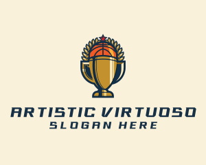 Basketball Tournament Cups logo design