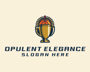 Basketball Tournament Cups logo design