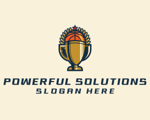 Basketball Tournament Cups logo design