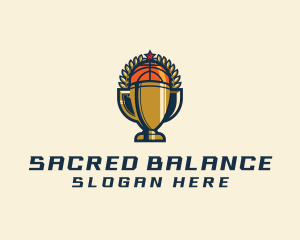 Basketball Tournament Cups logo design