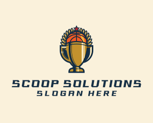 Basketball Tournament Cups logo design