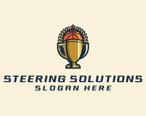 Basketball Tournament Cups logo design