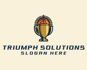 Basketball Tournament Cups logo design