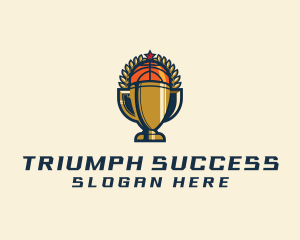 Basketball Tournament Cups logo design