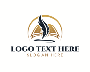 Quill Book Writing logo