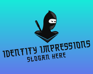 Gaming Ninja Character logo