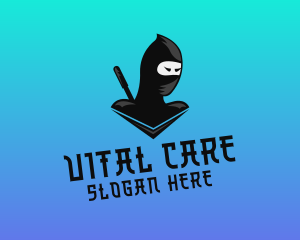 Gaming Ninja Character logo