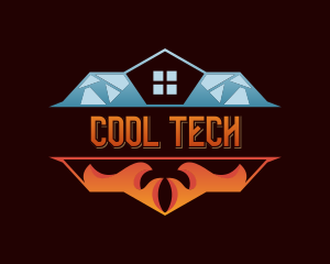 Thermal Cooling Ventilation logo design