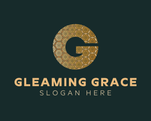 Gold Luxury Letter G logo design