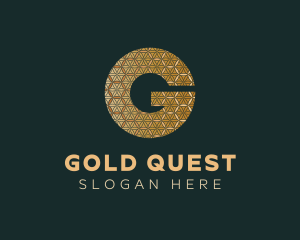 Gold Luxury Letter G logo design