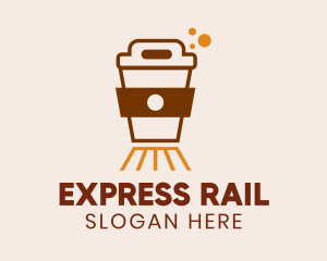 Coffee Cafe Train logo
