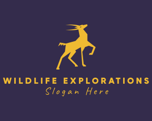 Gold Wild Stag logo