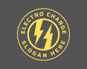 Electric Energy Voltage  logo design