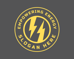 Electric Energy Voltage  logo design