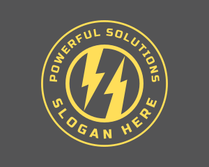 Electric Energy Voltage  logo design