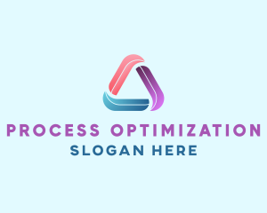 Colorful Triangle Cycle logo