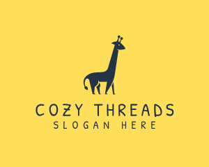 Wildlife Giraffe Animal logo design