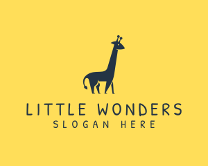 Wildlife Giraffe Animal logo design