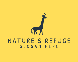 Wildlife Giraffe Animal logo