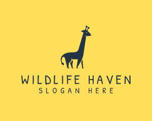 Wildlife Giraffe Animal logo