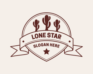 Western Cactus Saloon logo design