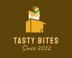 Taco Sandwich Food Cart logo design