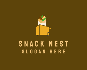 Taco Sandwich Food Cart logo design