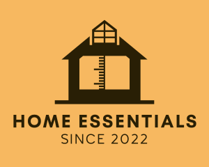 Home Measurement Construction logo design