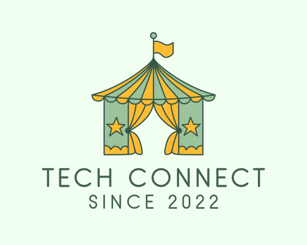 Tent logo example 3