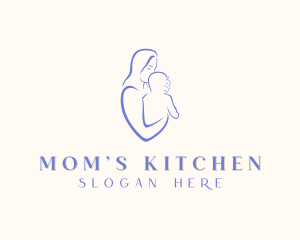 Mother Baby Parenting logo design