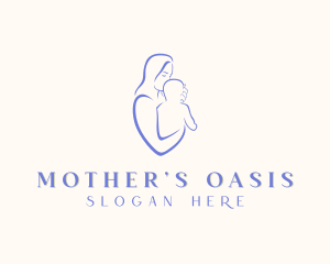 Mother Baby Parenting logo design