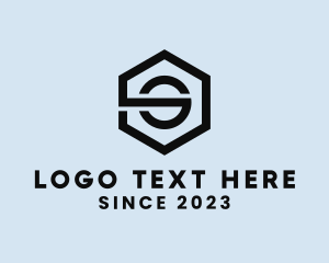 Hexagon Contractor Letter S logo