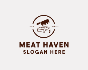 Meat Butcher Restaurant logo design