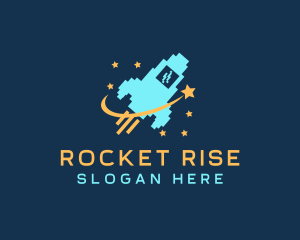 Space Rocket Gaming logo design