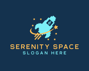 Space Rocket Gaming logo design