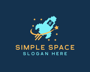 Space Rocket Gaming logo design