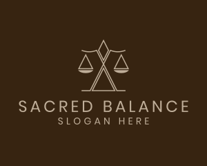 Justice Scale Law Firm logo design