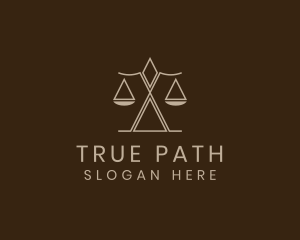 Justice Scale Law Firm logo design