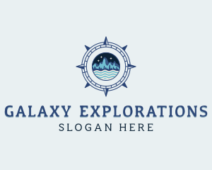 Travel Compass Expedition logo design