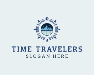 Travel Compass Expedition logo design