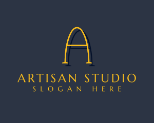 Elegant Sleek Fashion Studio logo design