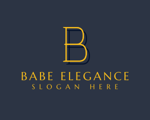 Elegant Sleek Fashion Studio logo design