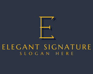 Elegant Sleek Fashion Studio logo design