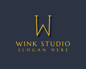 Elegant Sleek Fashion Studio logo design